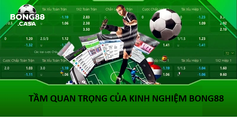 Tầm Quan Trọng Của Kinh Nghiệm Bong88 Trong Cá Cược Trực Tuyến